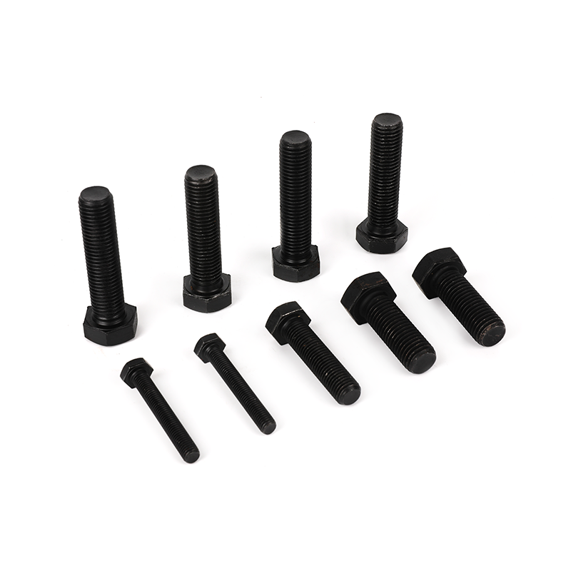 Grado 8.8 Bollos hexágono de óxido negro de óxido negro, perno de cabeza hexagonal