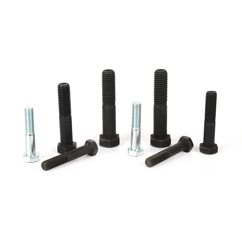 Grado 8.8 PERROS HEXAGONES DE PRESENTA PARTICINA DE ZINC/óxido negro con vástago reducido, perno de cabeza hexadecimal
